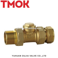 FxM thread union brass check valve Dn20